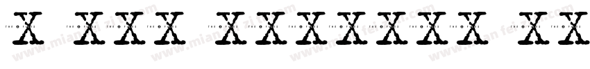 x otf haolong font字体转换